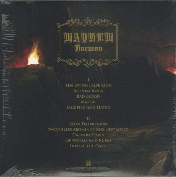 Mayhem Daemon Includes Booklet Pressed on Yellow Colored Vinyl LP Online Hot Sale