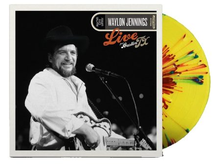 Waylon Jennings Live From Austin, TX ‘84 Limited Edition Color Exclusive Vinyl LP Discount