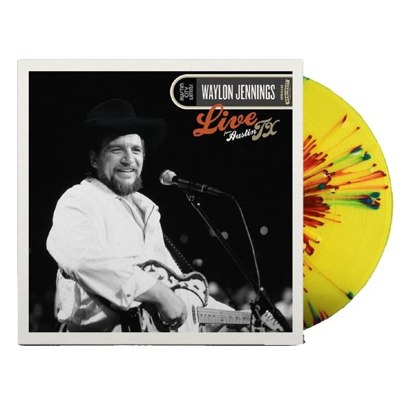 Waylon Jennings Live From Austin, TX ‘84 Limited Edition Color Exclusive Vinyl LP Discount