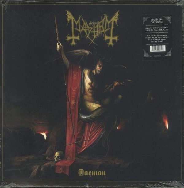 Mayhem Daemon Includes Booklet Pressed on Yellow Colored Vinyl LP Online Hot Sale