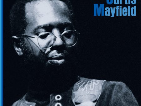 Curtis Mayfield The Very Best of Curtis Mayfield Pressed on Limited Edition Blue Vinyl 2 LP Set Cheap