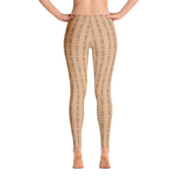 Cool S All Over Print Leggings - Tan Online now