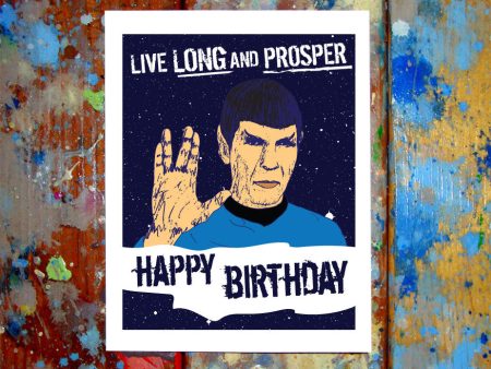 Spock Birthday Card Fashion