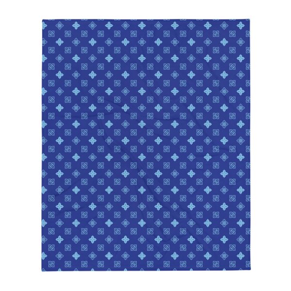 Cool S Pattern Throw Blanket - Style 4 Blue on Sale