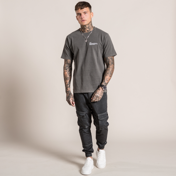 Hans Tee - Grey For Cheap