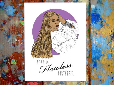 Beyonce Flawless Happy Birthday Card For Discount