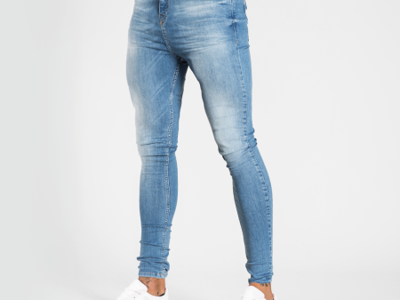 Luca Skinny Stretch - Signature Light Blue Discount