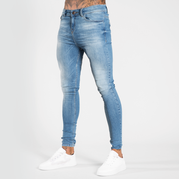 Luca Skinny Stretch - Signature Light Blue Discount