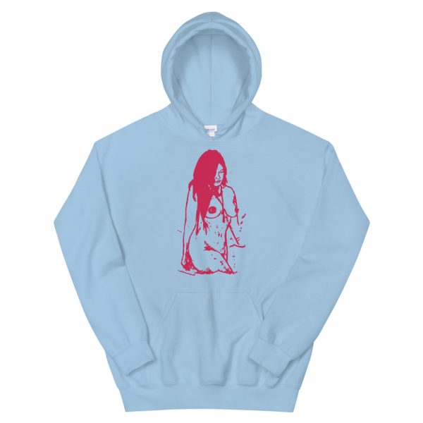 Pink Nude Painting Hoodie Online Hot Sale