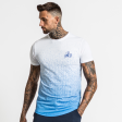 Basco Tee - White Blue Sale