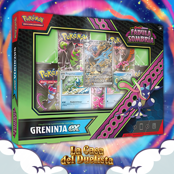 Colección Ilustración Especial  Greninja ex de Escarlata y Púrpura-Fábula Sombría en español Sale