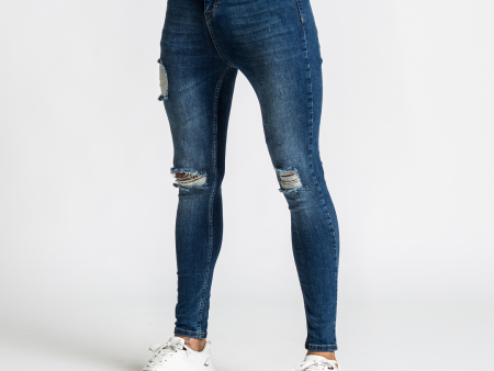 Nova Skinny Stretch - Mid Blue For Discount