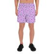 Weed Leaf, Pipes, Blunts, Bongs, & Joints All Over Print Shorts - Pink Discount