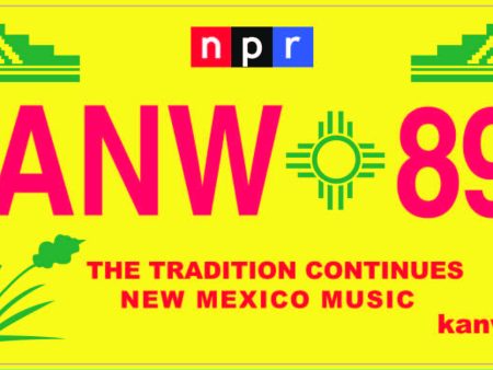 KANW New Mexico Music Yellow Magnet Fashion