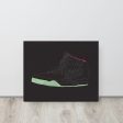 NIKE AIR YEEZY 2 SOLAR SNEAKER ART CANVAS PRINT For Sale