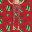 Watermelon All Over Print Leggings - Red Online Hot Sale