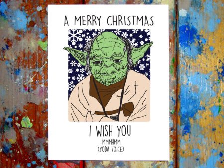 Yoda Christmas Card Supply