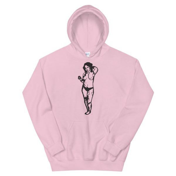 Girl Standing Painting Hoodie Online Hot Sale