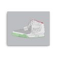 NIKE AIR YEEZY 2 PLATINUM SNEAKER ART CANVAS PRINT For Discount