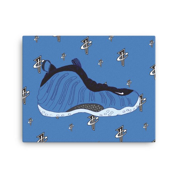 NIKE AIR FOAMPOSITE ROYAL SNEAKER ART CANVAS PRINT Online Hot Sale