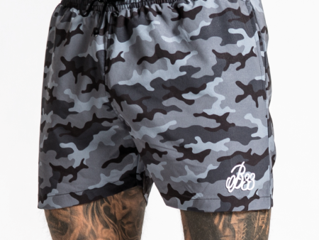 Zann Swim Short - Black Camo Supply