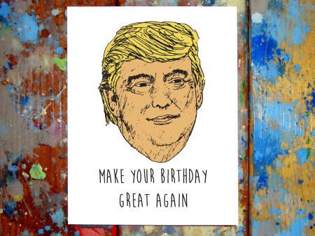 Donald Trump Birthday Card Supply