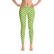 Weed Leaf All Over Print Leggings - Green Discount