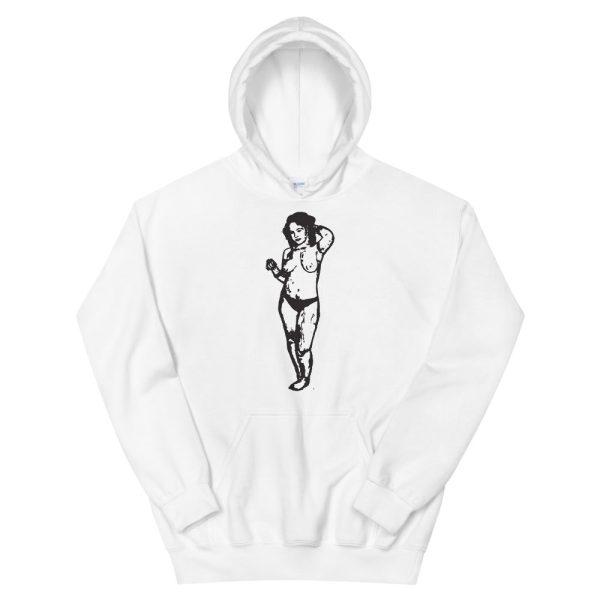 Girl Standing Painting Hoodie Online Hot Sale