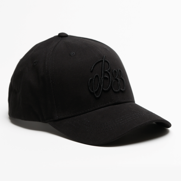 B33 Cap - Black Black on Sale