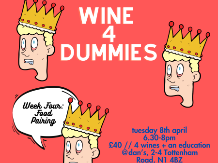 Wine 4 Dummies 3.0: Week Four - Food Pairing on Sale