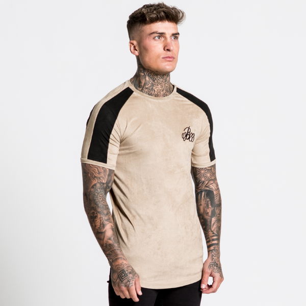 Alder Suede Tee - Sand Online Sale