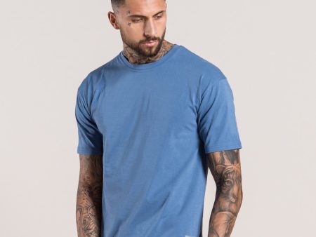 Core Tee - Stone Blue Supply