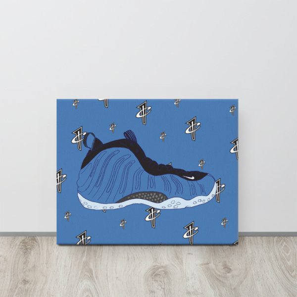 NIKE AIR FOAMPOSITE ROYAL SNEAKER ART CANVAS PRINT Online Hot Sale