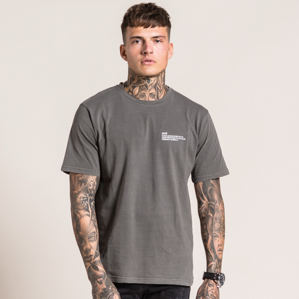 Hans Tee - Grey For Cheap