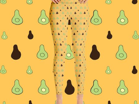 Avocado All Over Print Leggings Supply