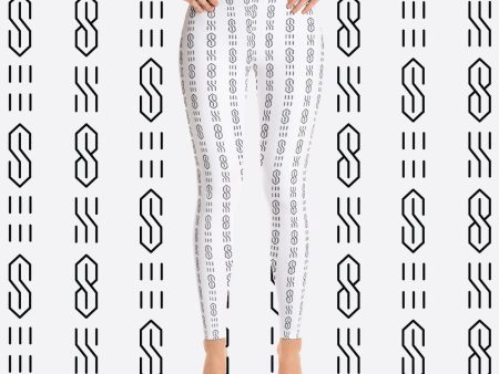 Cool S All Over Print Leggings - White For Sale