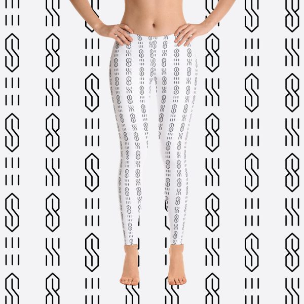 Cool S All Over Print Leggings - White For Sale