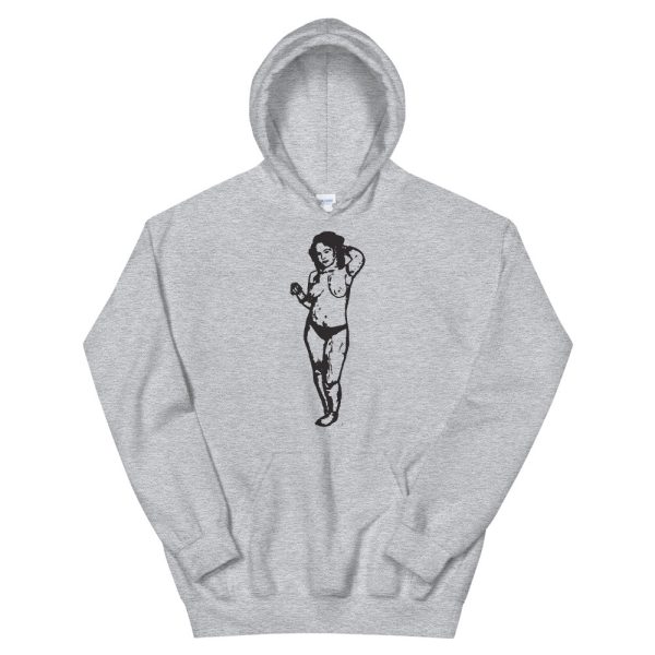 Girl Standing Painting Hoodie Online Hot Sale