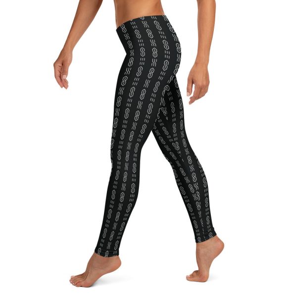 Cool S All Over Print Leggings - Black For Cheap