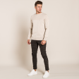 Menzo Crew Sweater - Sand For Discount