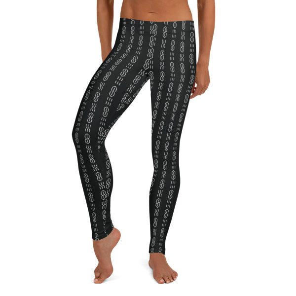 Cool S All Over Print Leggings - Black For Cheap