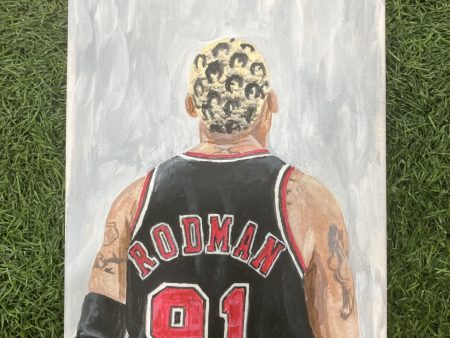 ORIGINAL PAINTING DENNIS RODMAN Sale