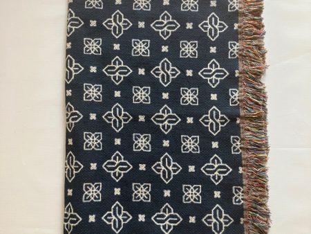 Cool S Cotton Woven Blanket Navy Online Hot Sale