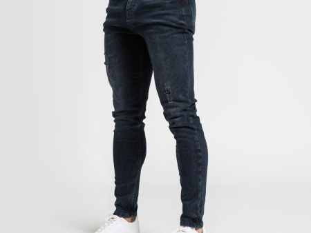 Aguero Relaxed Fit Jeans - Dark Blue Sale