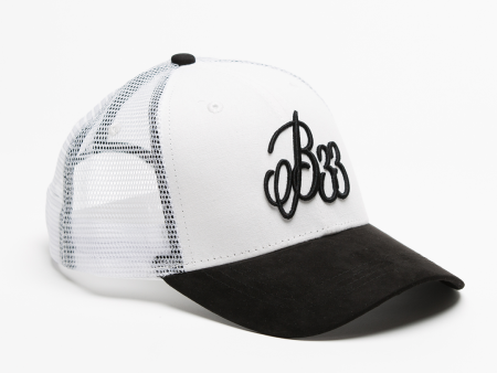 B33 Cap - White Black For Discount