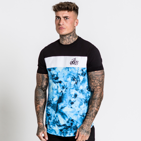 Aster Tee - Black White Multi Online Sale