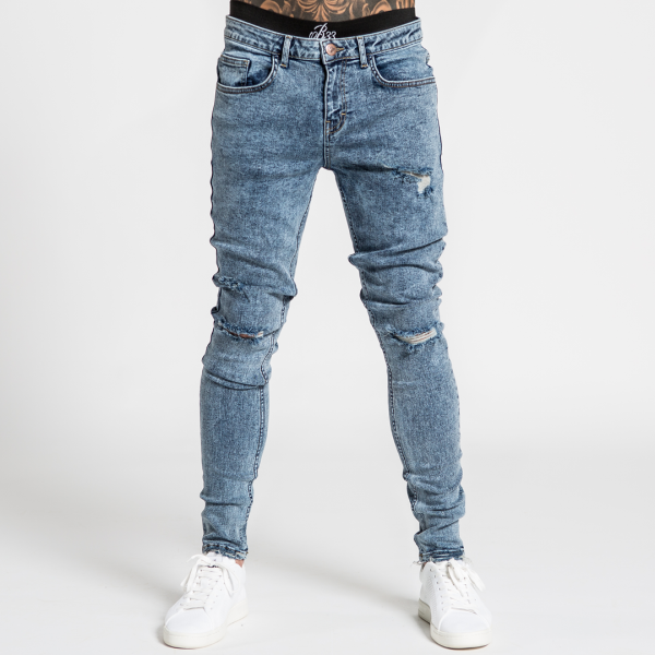 Montri Slim Fit Jeans - Light Blue For Sale