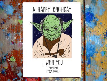 Yoda Birthday Card Supply