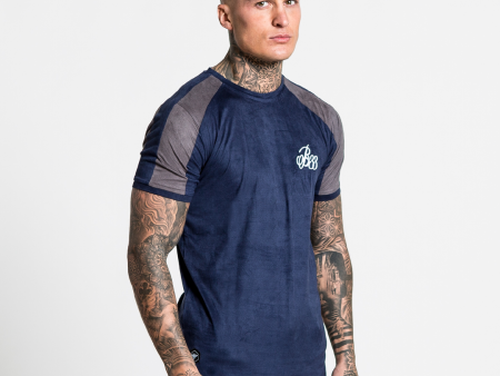 Alder Suede Tee - Navy on Sale