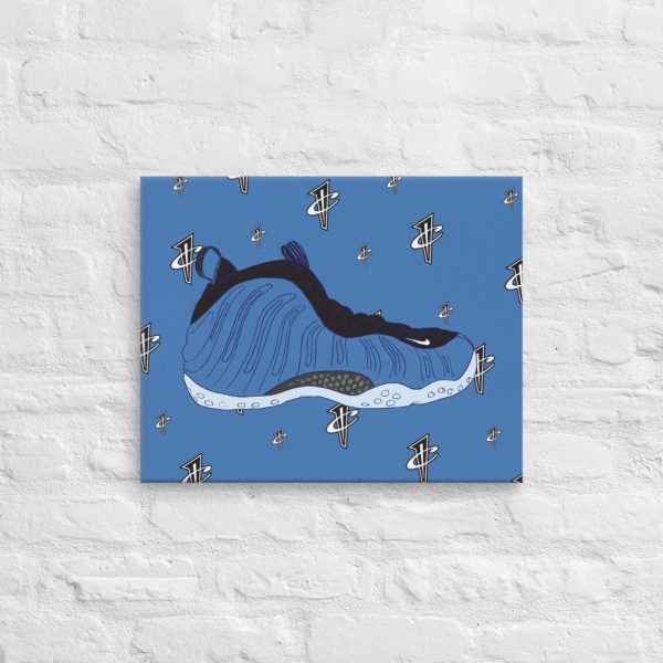 NIKE AIR FOAMPOSITE ROYAL SNEAKER ART CANVAS PRINT Online Hot Sale